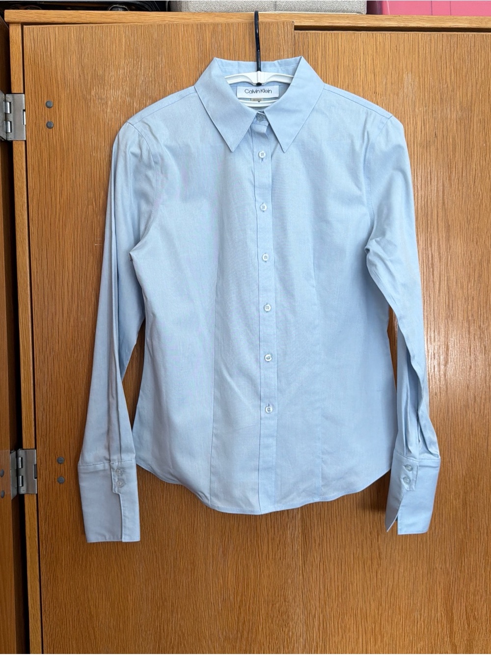 Calvin Klein Light Blue women’s Dress Shirt - Classic Point Collar